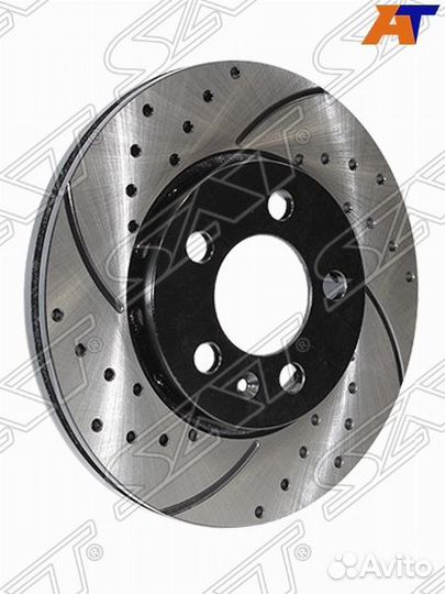 Комплект дисков тормозных передний перфорированные