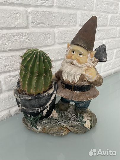 Горшок керамика - гном