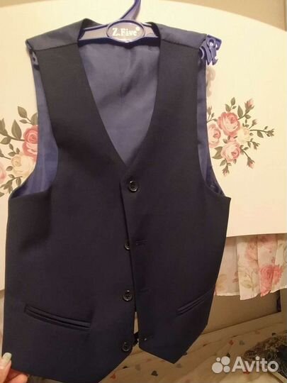 Школьная форма для мальчика 140 синяя