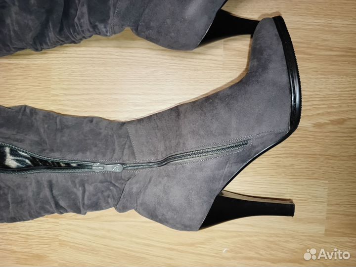 Сапоги женские замша 38 размер