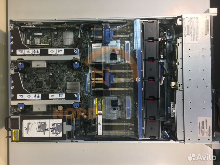 Сервер HP DL380p Gen8 8SFF 2x E5-2640 16GB 460W