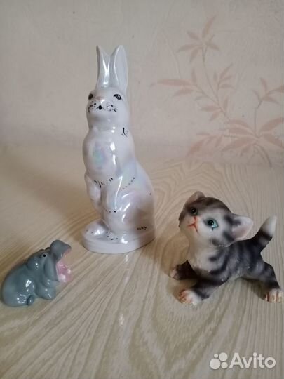Фарфоровые фигурки животных