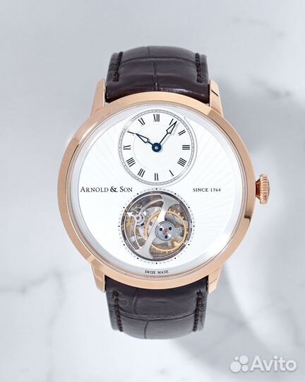 Часы золотые Arnold & Son Tourbillon