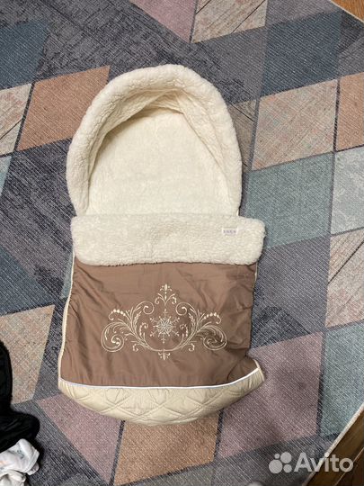 Зимний конверт в коляску