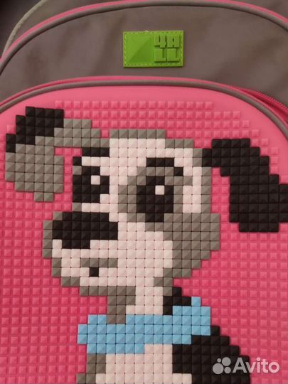 Ортопедический портфель с пикселями