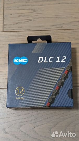 Цепь kmc dlc 12 black/red(126)