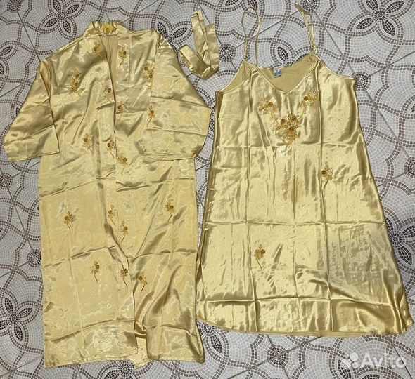 Комплект халат и сорочка