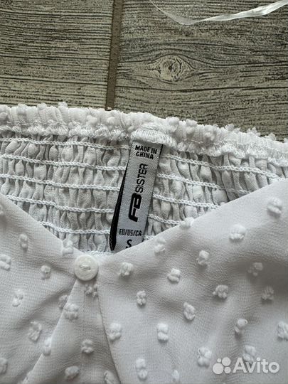 Топ блузка женская летняя белая