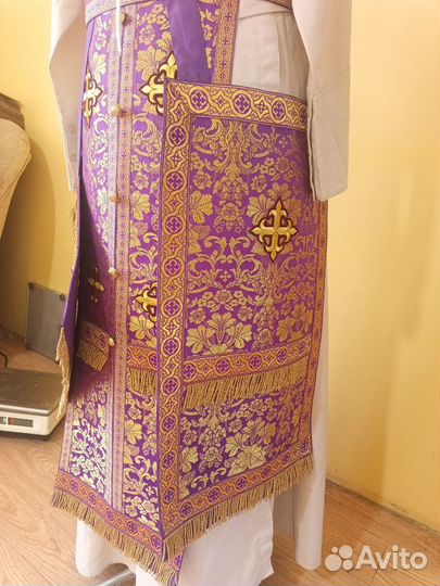 Парчовое фиолетовое облачение(батюшкам)