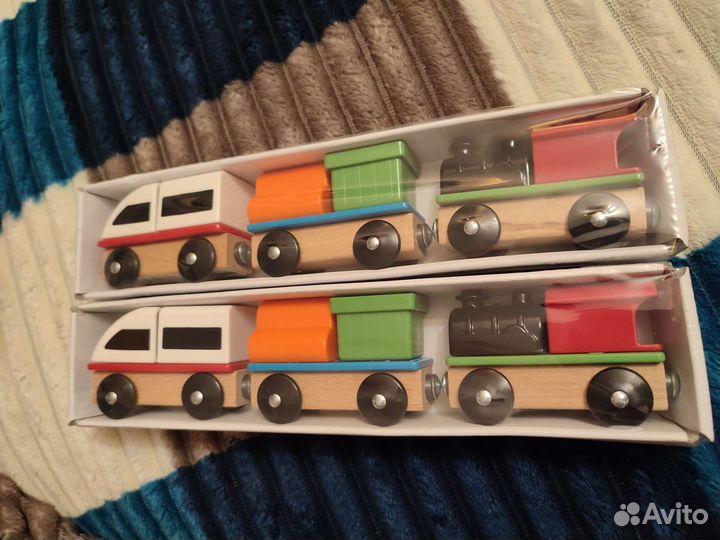 Паровозик Икеа лилабу новый
