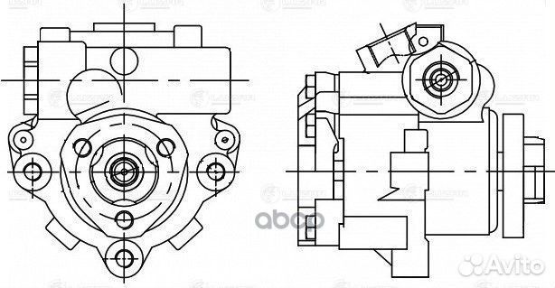 Насос гур для а/м VW Transporter T4 (90) 1.9D