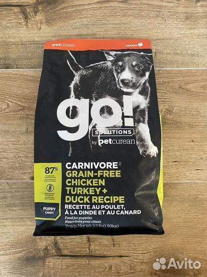 Корм Go для собак/щенков