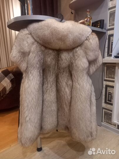 Шуба из песца- жилет автоледи