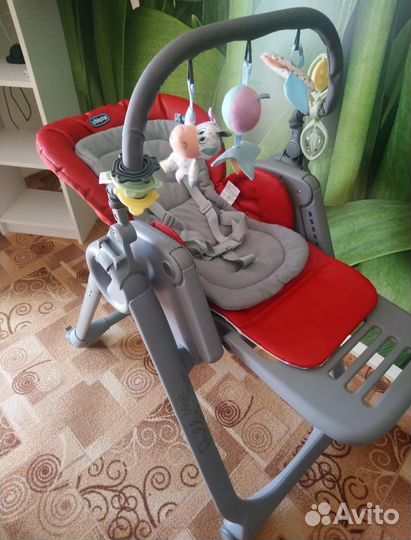 Стульчик для кормления chicco polly magic relax