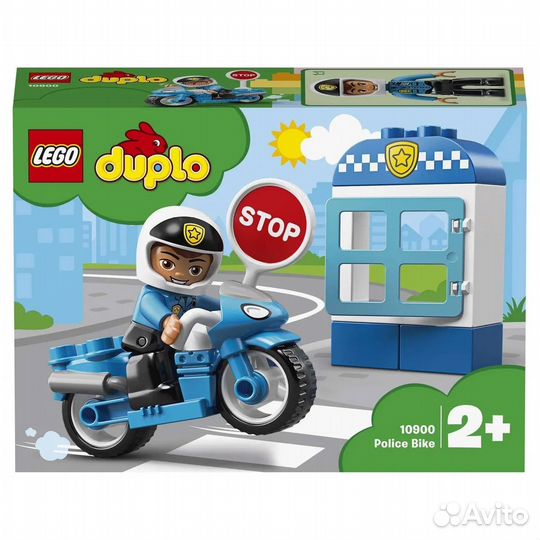 Lego duplo Town Полицейский мотоцикл (10900)