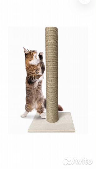 Когтеточка столбик из джута высокий
