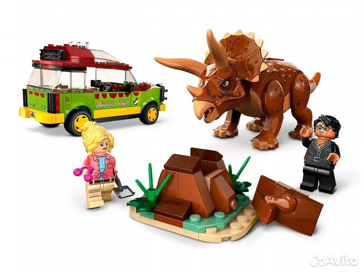 Lego Jurassic World Лего 76959 Поиски трицератопса