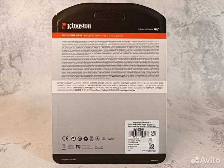 SSD M2.NVMe Kingston-500gb новые опт/розница