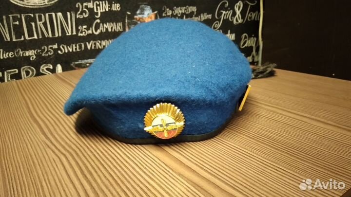 Берет военный синий 58 р