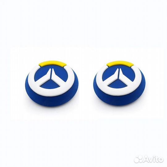 Насадки на стики (owerwatch синий фон) пара