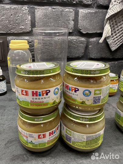 Детское питание пюре мясное, овощное