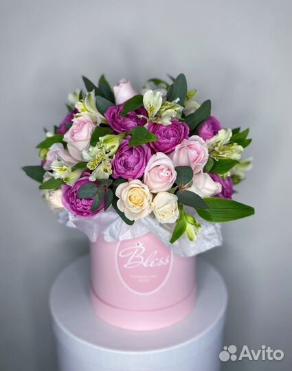 Цветы в коробке