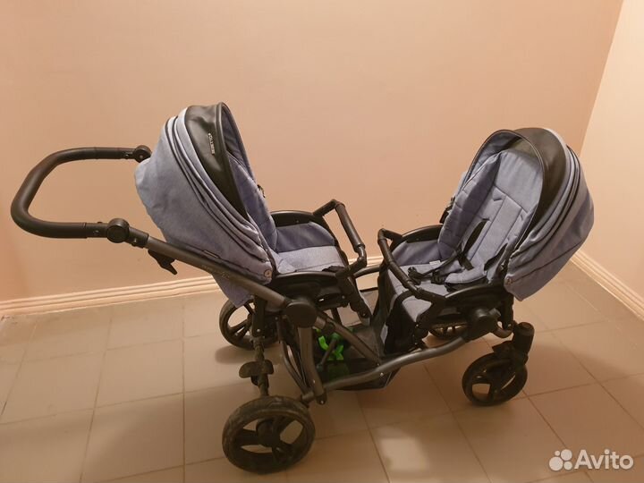 Коляска для двойни 3 в 1