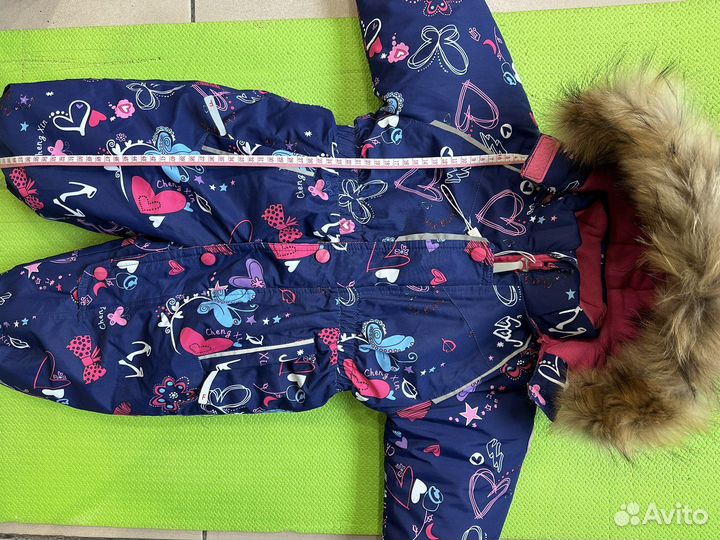 Детский зимний комбинезон на девочку 80