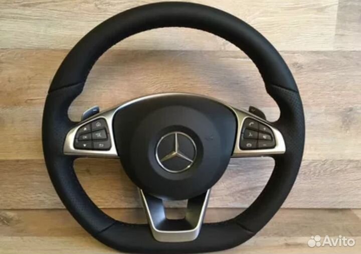 Руль мерседес w205 c205amg амг
