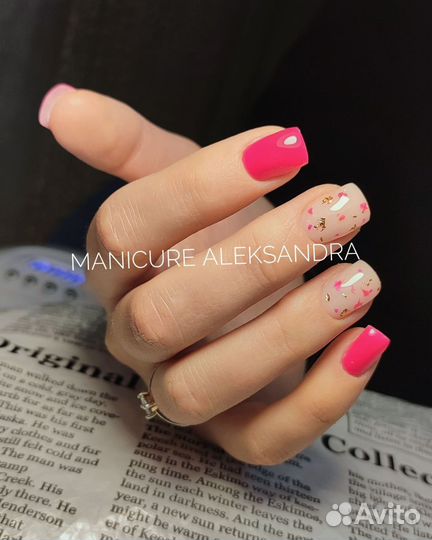 Маникюр наращивание