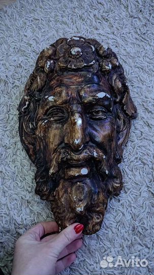 Гипсовый барельеф Бахуса