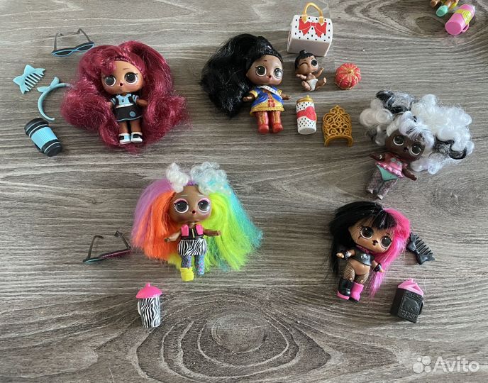 Кукла lol hairgoals с волосами