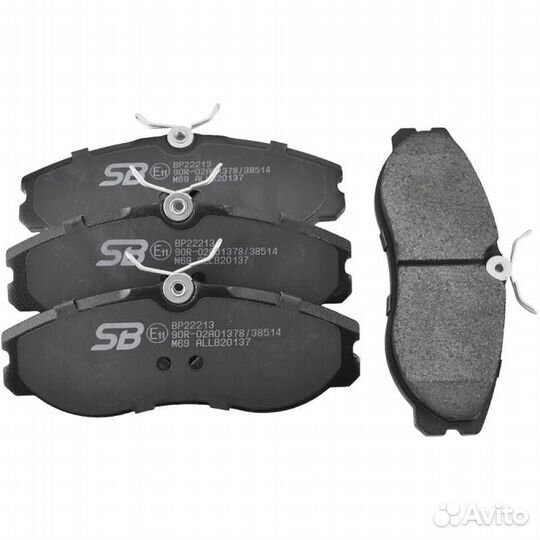 Колодки тормозные дисковые передние