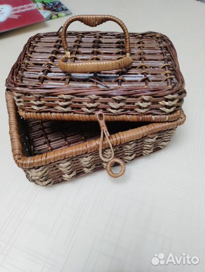 Корзиночка с крышкой