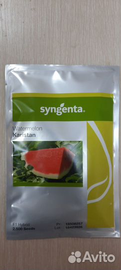Продаются семена арбуза Каристан syngenta