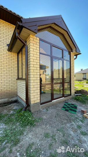 Алюминиевые витражи для коттеджа