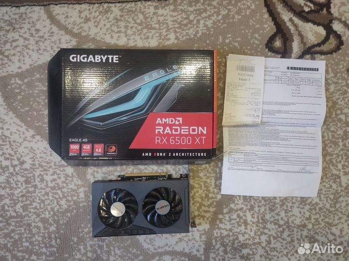 Видеокарта rx 6500 xt
