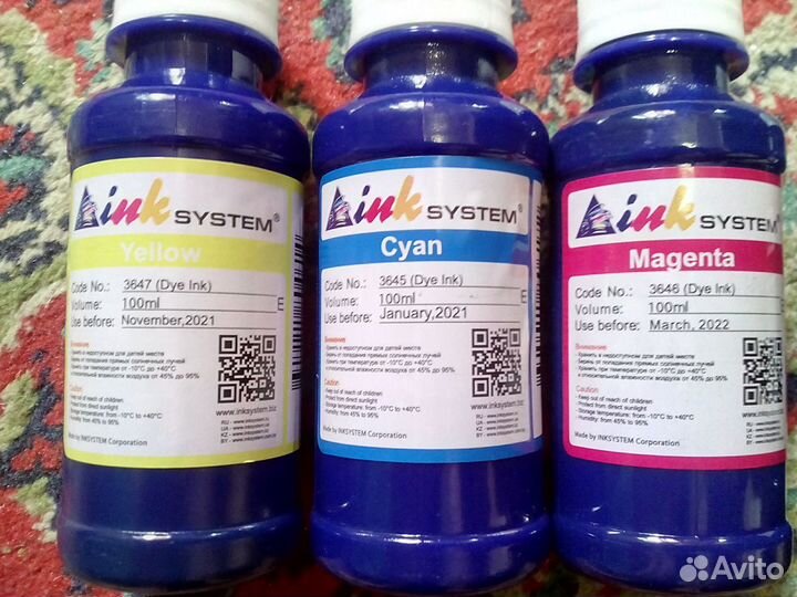 Новые Чернила InkSystem 100ml