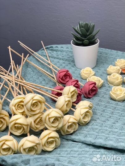 Цветы шоколадные розы оптом