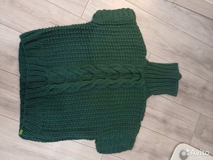 Безрукавка оверсайз, Ручная вязка