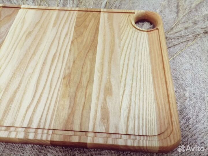 Деревянная разделочная доска из ясеня 30х22 см
