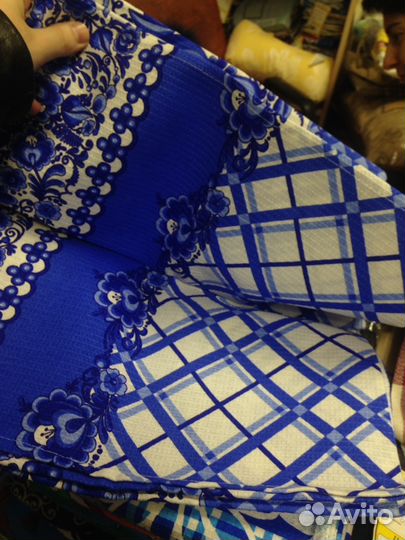 Большое вафельное полотенце