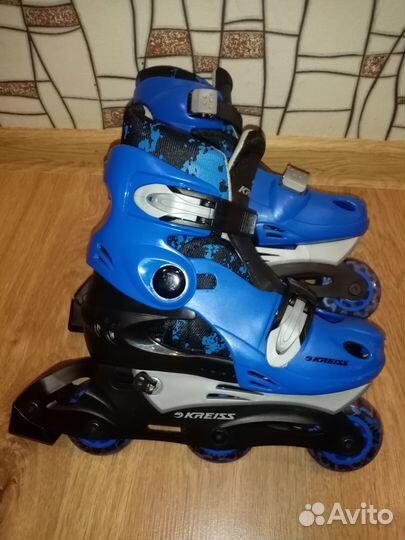 Рольки 30-33 и шлем с защитой размер М