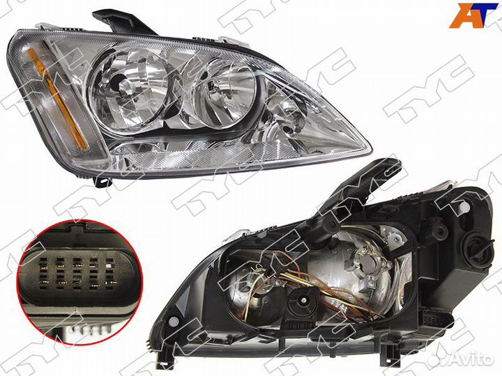 Фара ford C-MAX 03-07 RH под электрокорректор TG-4
