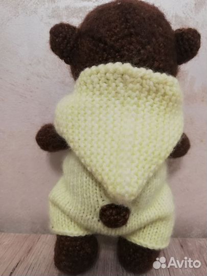 Вязаная игрушка Мишка