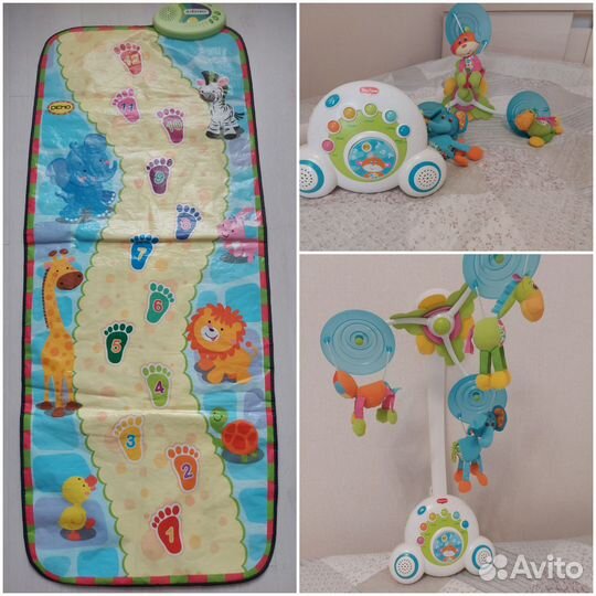 Развивающий коврик Жирафики