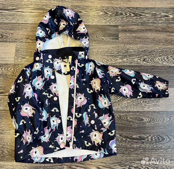 Ветровка-дождевик для девочки 92