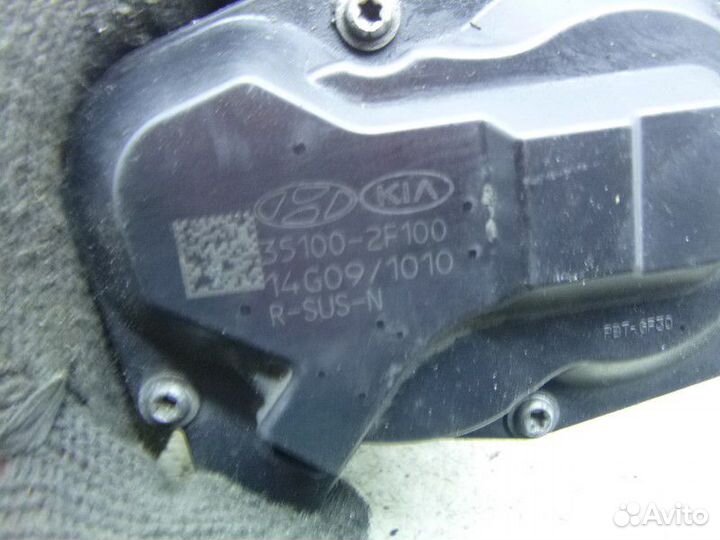 Заслонка дросельная электрическая hyundai santa FE