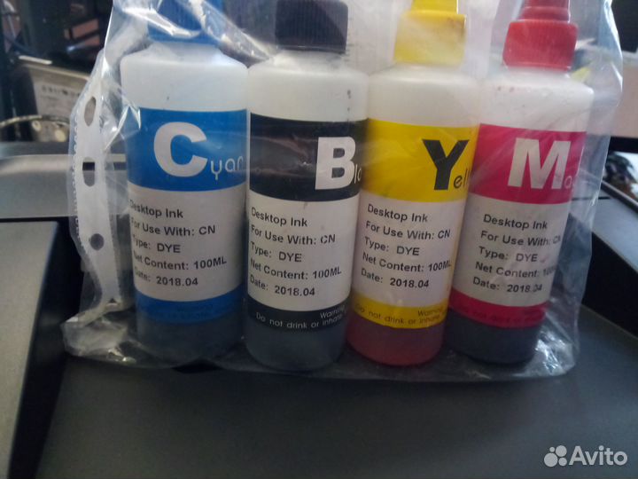 Чернила DYE для струйных принтеров