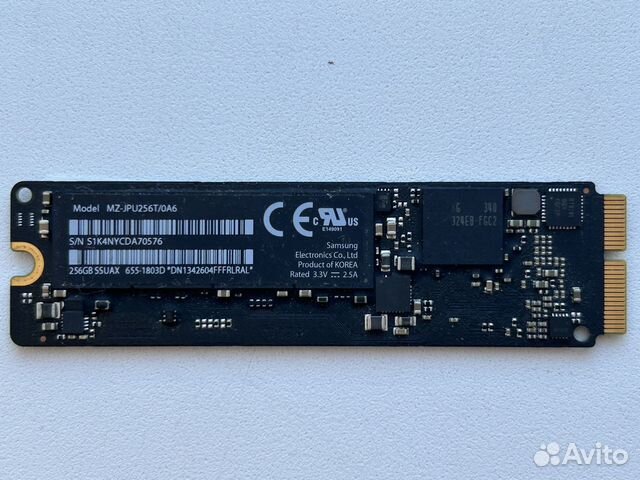 Оригинальный SSD для Apple MacBook Pro Air 256 512